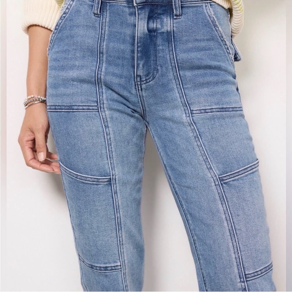 Kut from the Kloth High Rise Patchwork Jeans